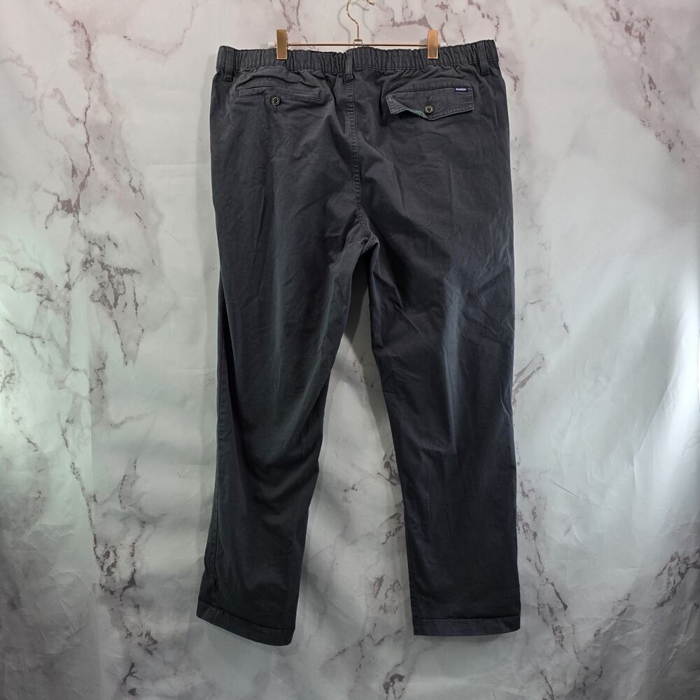 Chubbies Pants Mens Gray Faded Originals Stretch Twill Straight Chino